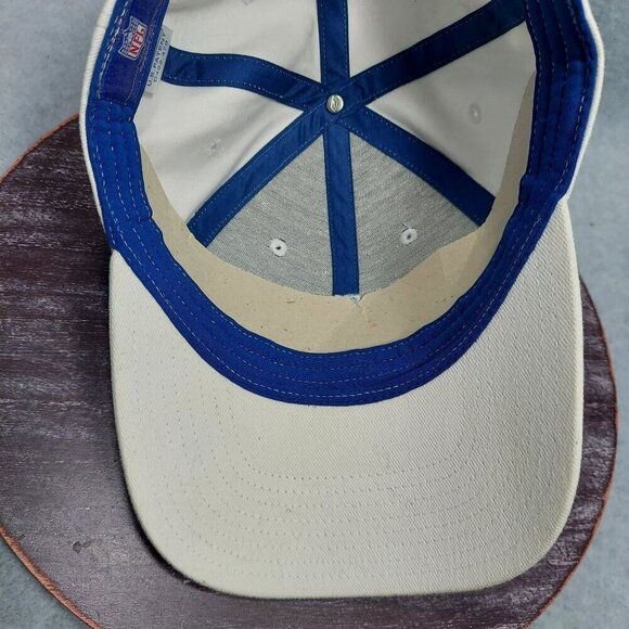 Indianapolis Colts Football Reebok Cap Blue & White Adjustable Size - Picture 8 of 10